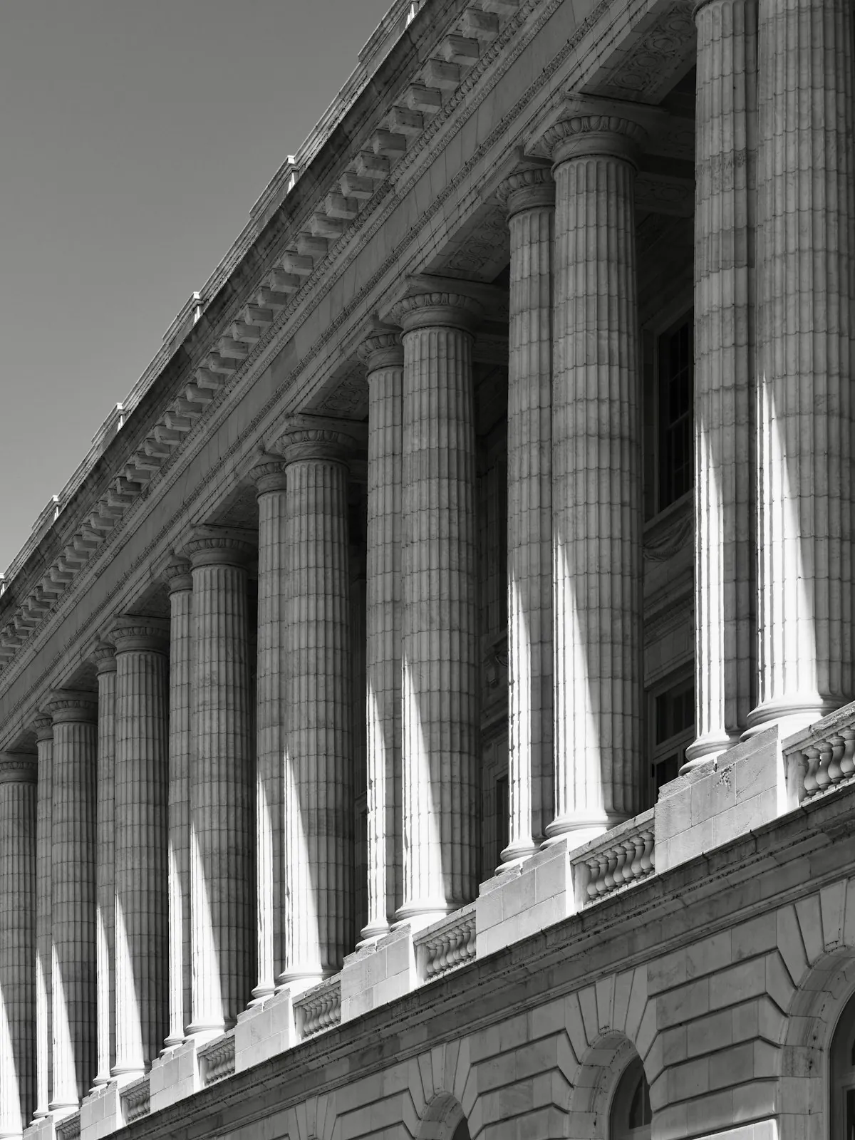 Classical courthouse-style building facade